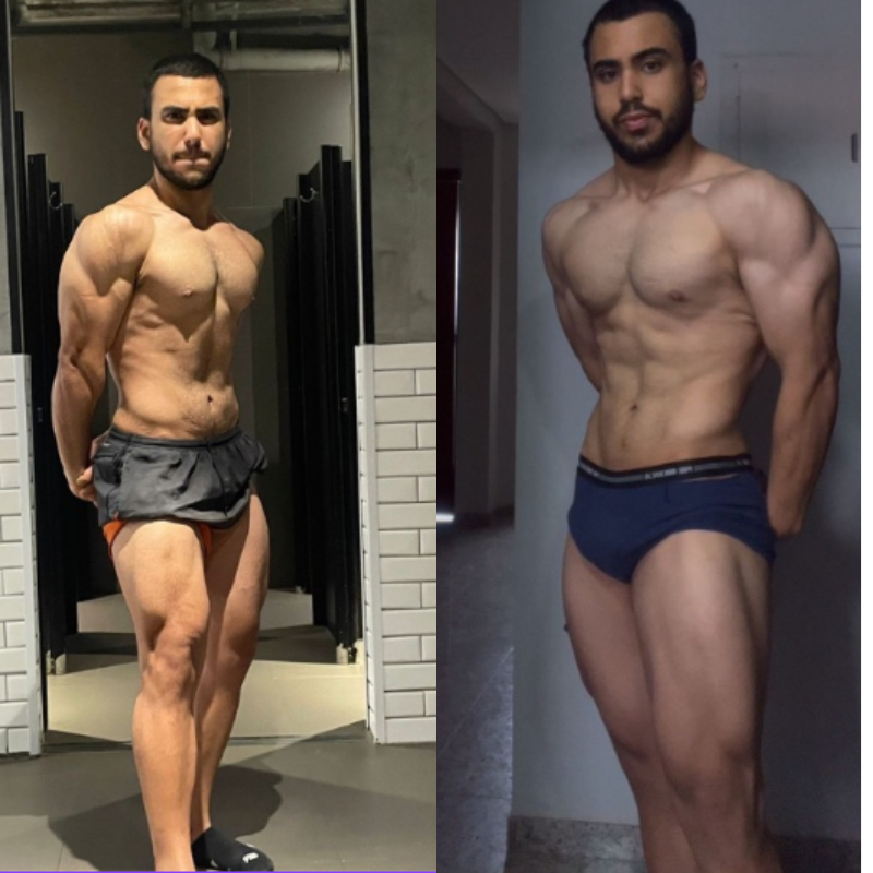 Transformação corporal — aluno 2